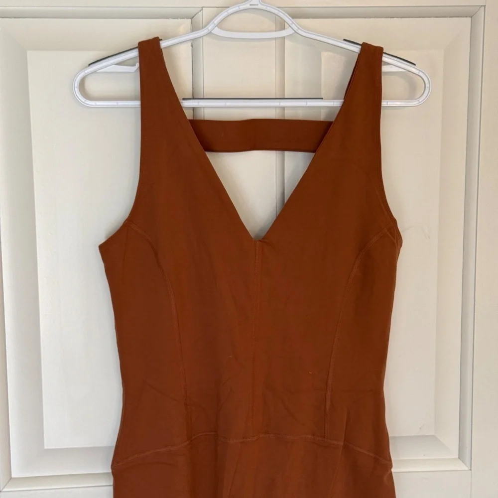 New! Free Movemnt x Free People Never Better One-Piece Brown 45444